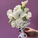 Букет невесты с эустомой и каллами #52