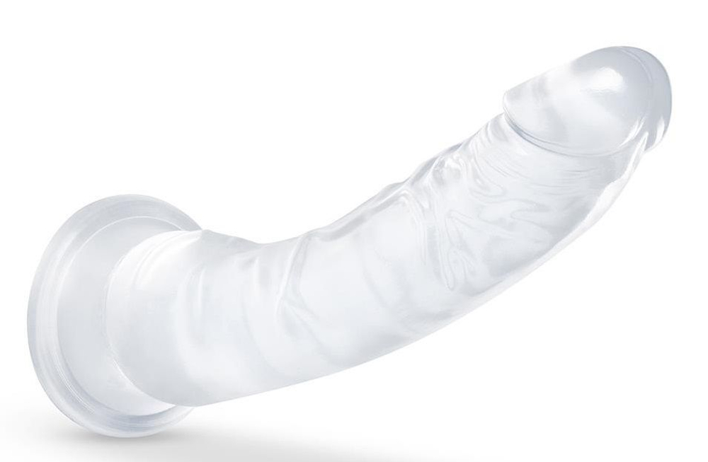 Прозрачный фаллоимитатор-реалистик Glisten - 22,2 см.