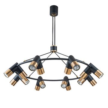 Подвесная люстра 16*GU10 V000456 11036/16P Black черный Doppio Indigo