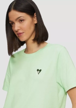 Футболка Relaxed Fit с вышивкой в виде сердца s.Oliver