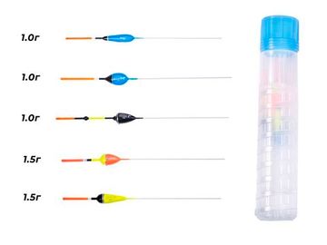 Набор полиуретановых поплавков  Salmo PU ПЛОТВА в тубусе 5шт. индивидуальная упаковка