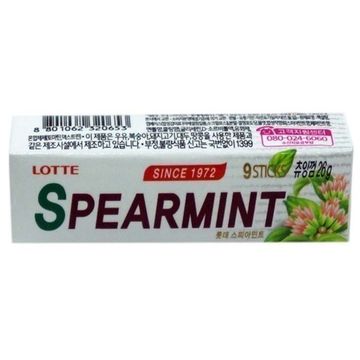 Жевательная резинка LOTTE SPEARMINT 12,6гр.