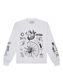 Лонгслив System 108 с татуировками 2.0