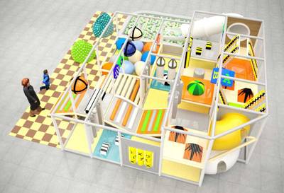 Детский игровой лабиринт «Игровая Путаница»