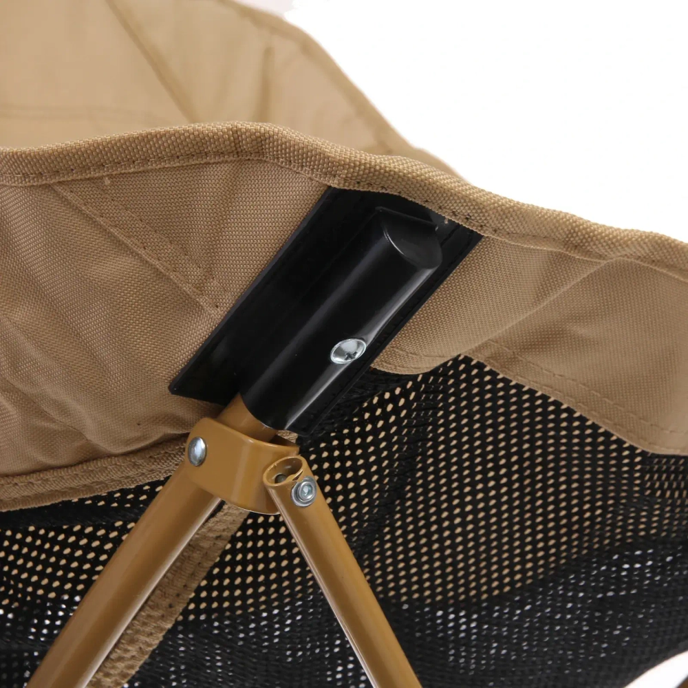 Кресло складное до 100 кг DC-7418, 55*50*72 см, цвет: бежевый, ТуристМастер