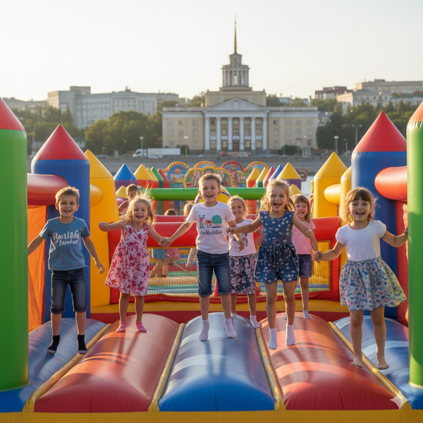 Батут купить в Хабаровске — Надувные аттракционы БатутМастер 🎉 Батут купить в Хабаровске — Надувные аттракционы БатутМастер 🎉