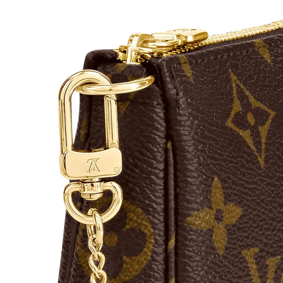 Клатч женский Louis Vuitton Mini Pochette коричневый