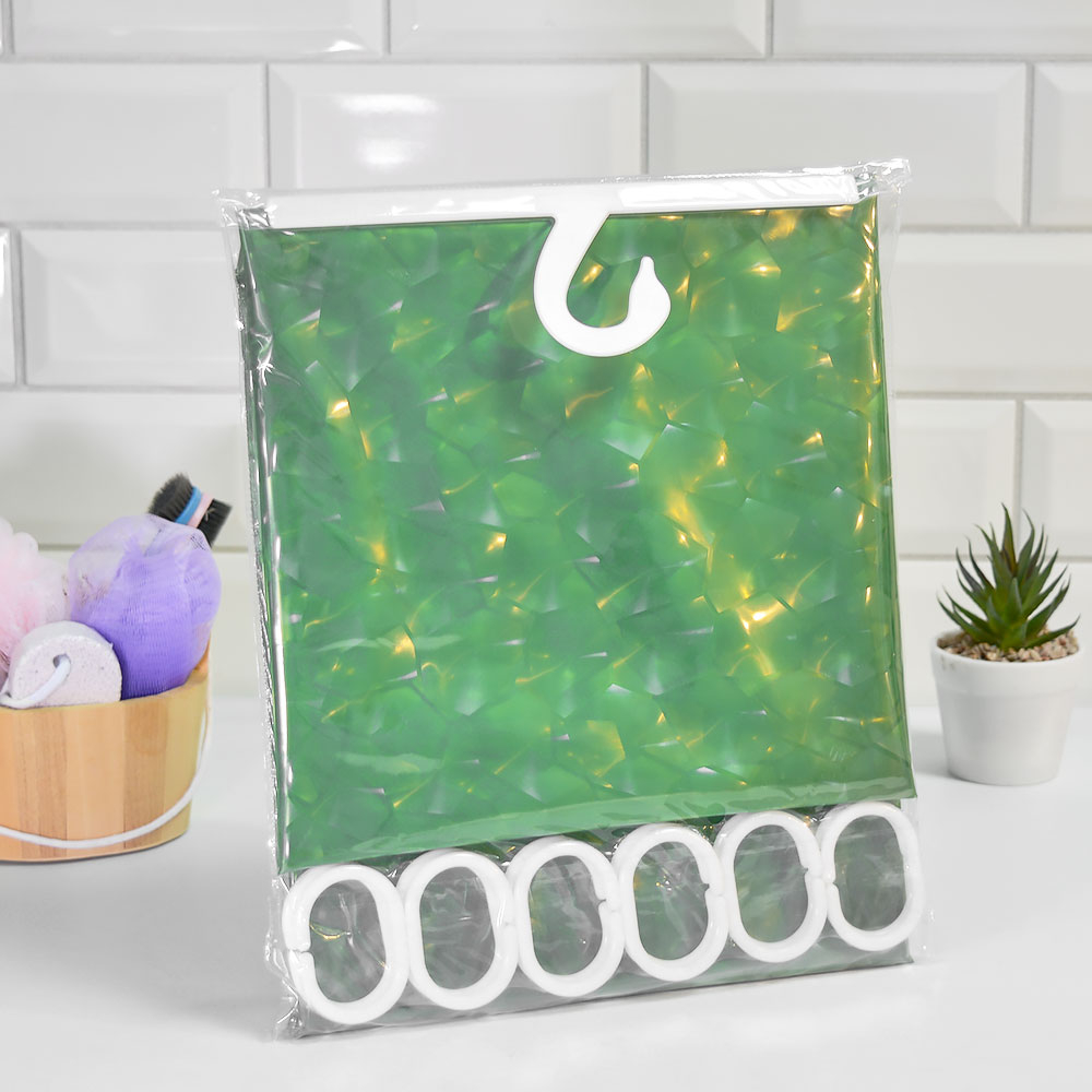 Штора для ванной 180*180см 3D, EVA