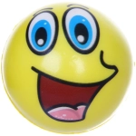 Мяч 6,3 см «Веселые мордашки» (антистресс), микс СТИКЕР НА ВЛОЖЕНИЕ