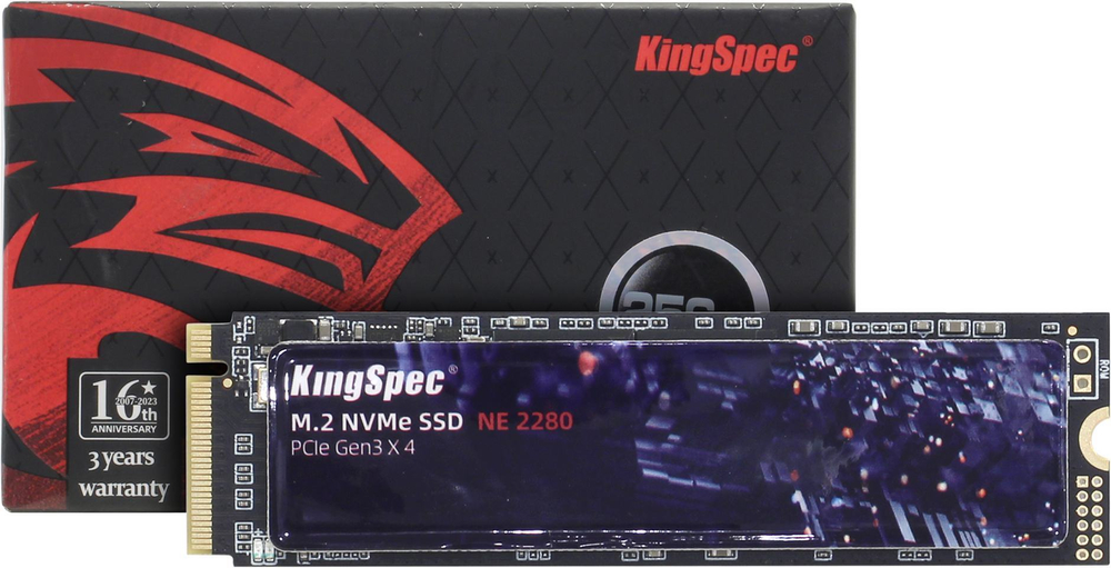 SSD 256 Gb M.2 2280  M  KingSpec &lt;NE-256&gt;