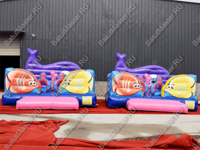 Коммерческий надувной батут "Морское царство 2"