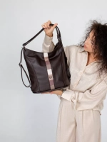 Сумка рюкзак большая через плечо трансформер