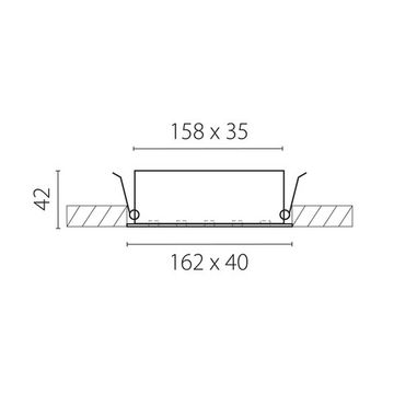 Светильник встраиваемый светодиодный 10W 4000K 082246 белый Guarda Lightstar