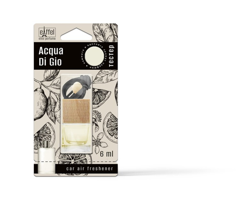 Ароматизатор подвесной  Aroma Glass  линейки  Eiffel elite perfume  Acqua Di Gio 6 мл (FOUETTE)