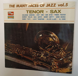 Винтажная виниловая пластинка LP Сборник Tenor Sax (France 1967)