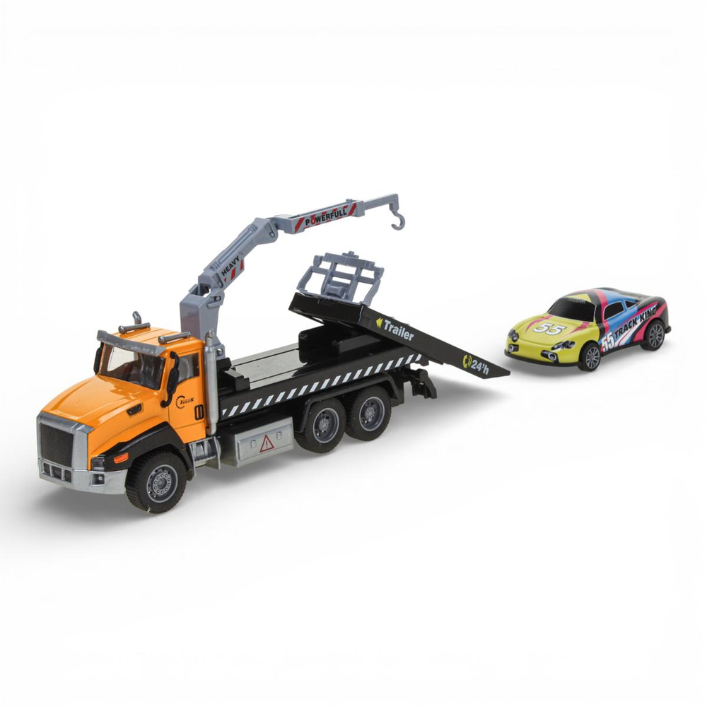 Автовоз ин. + 4 машинки, коробка W2213-20