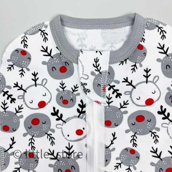 Кокон новогодний "Оленята" с шапочкой