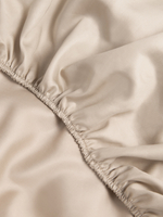 UTOPIA Простыня натяжная, сатин темно-бежевый