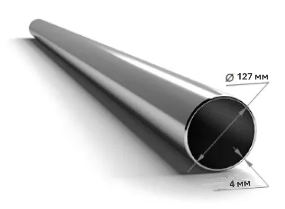трубы электросварные 127х4.0 дл 6000