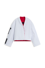 Куртка двустороняя TULUP white/red