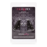 Чёрные виброклипсы на соски Nipple Play Nipplettes (Цвет: черный)