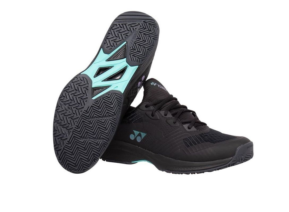 Мужские кроссовки теннисные Yonex Power Cushion Sonicage Wide - черный