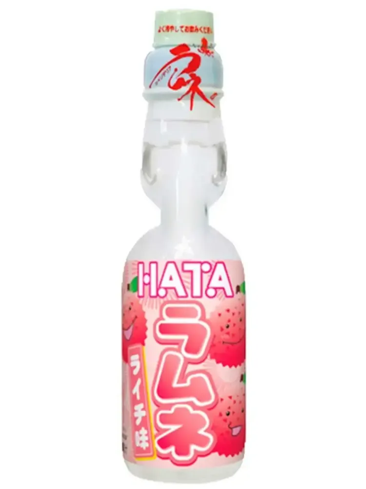 Газированный напиток Hatakosen Ramune Lychee со вкусом личи, 200 мл 🇯🇵