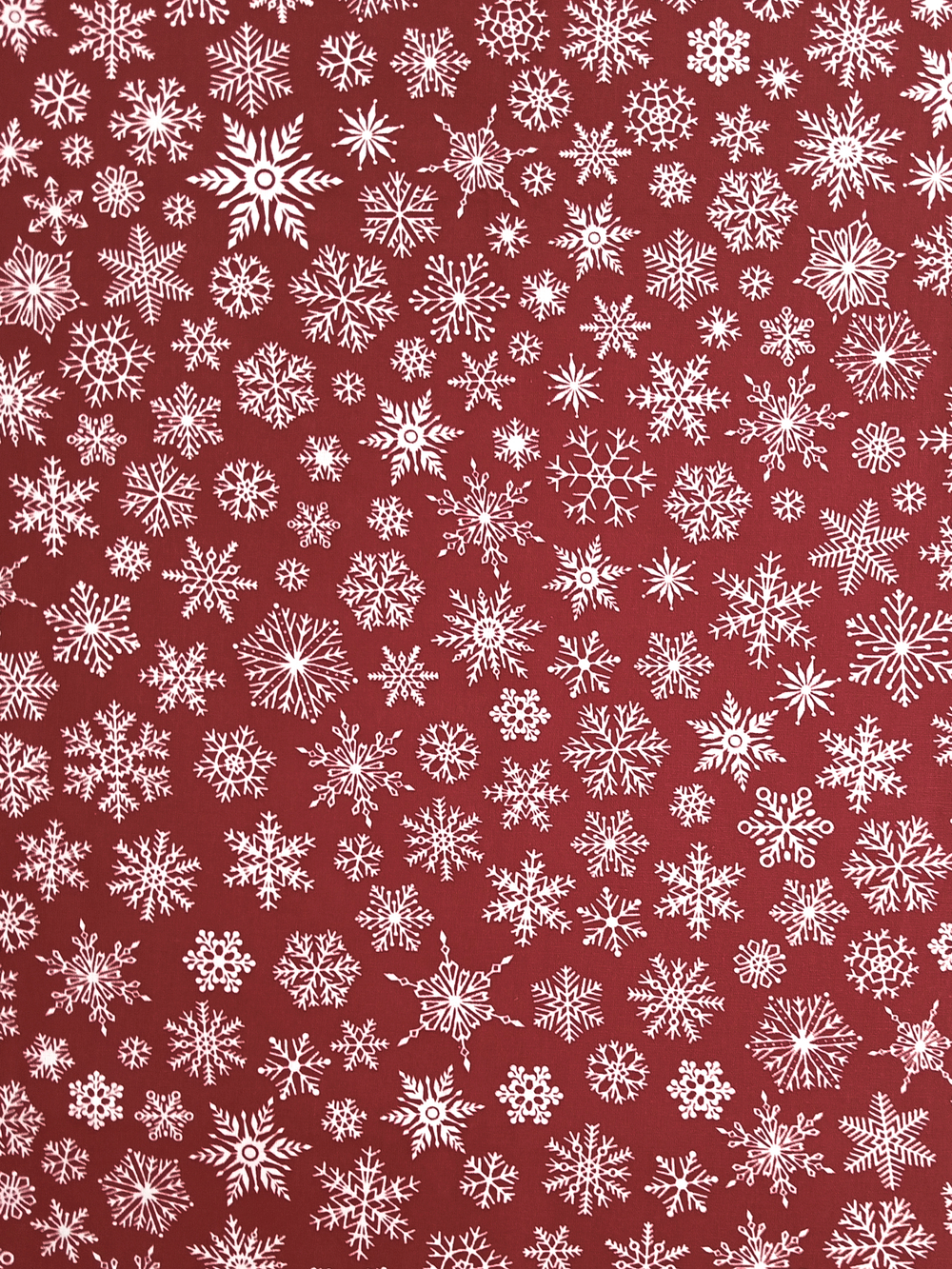 Ткань бязь плательная, рис. "Снежинки", ширина 150 см, арт. 612