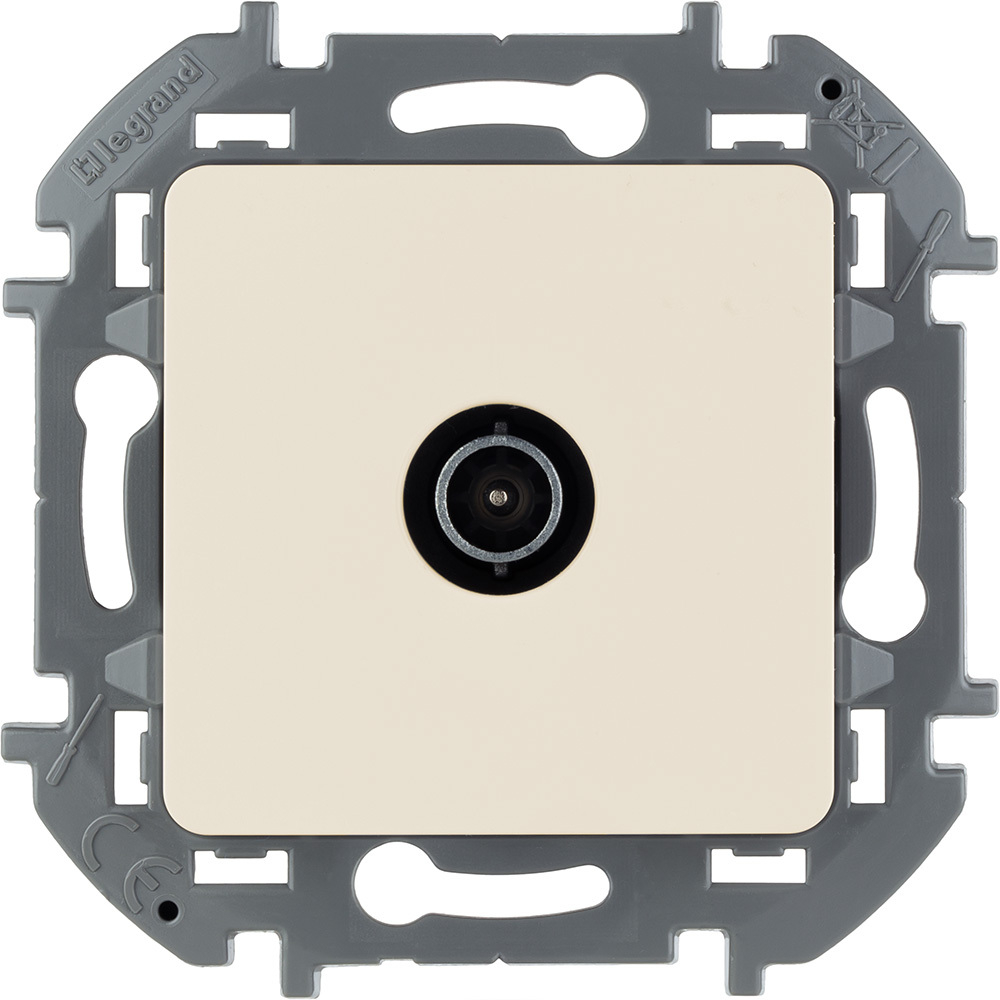 Розетка TV (телевизионная) оконечная 10дБ 5-862мГц - слоновая кость Inspiria Legrand