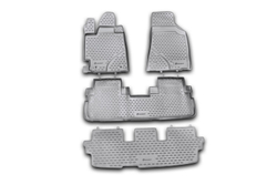 Коврики в салон для TOYOTA Highlander, 2010-2014, 4 шт. (полиуретан, серые) NLC.48.50.211K
