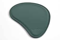 зеленый коврик для мыши из кожи