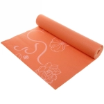 Коврик для йоги 6 мм 173х61 см «Цветущий сад» PVC, микс цветов