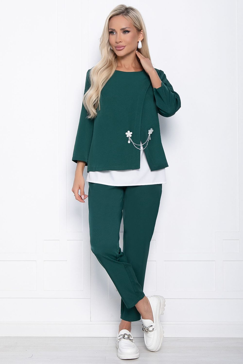 Костюм Стефания (зеленый) К10905 LT Collection (Акция)