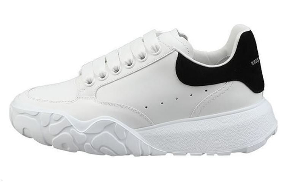 Alexander McQueen Alexander McQueen Court Trainer wear-resistant low-cut sports casual shoes women's white