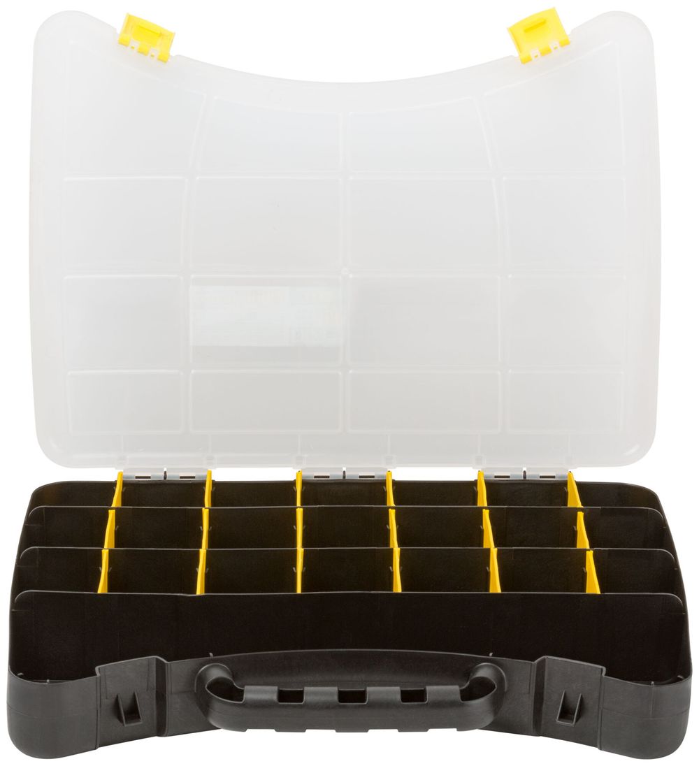 Ящик для крепежа (органайзер) (с защелкой) 16'' (400х300х60мм), 65652