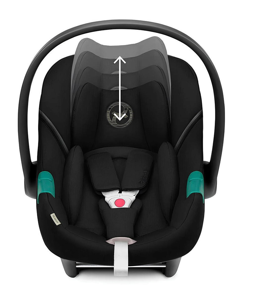 Коляска 3 в 1 Cybex Priam IV Chrome Brown complete и автокресло Aton S2 i-Size Moon Black Leaf Green