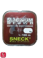 Леска монофильная для рыбалки Sneck Magnum Brown d-0