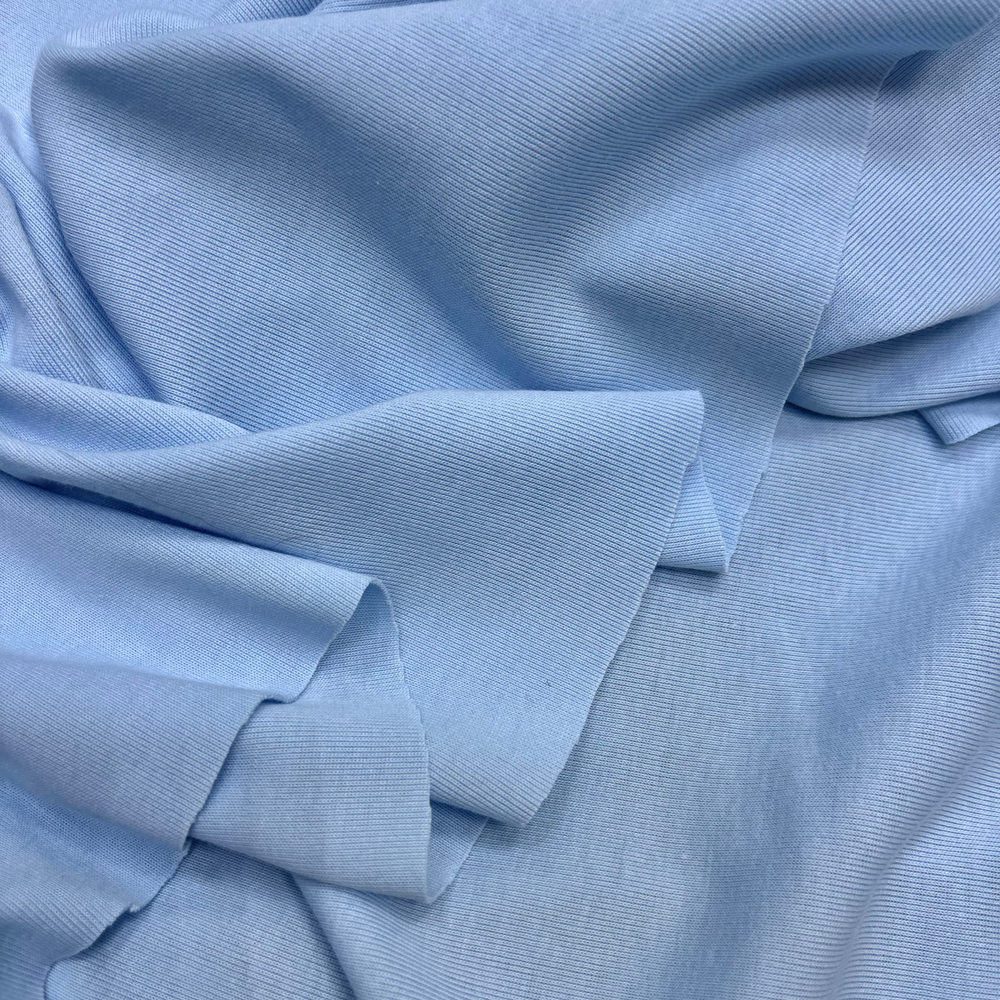 Трикотаж Кулирка компакт пенье Голубой