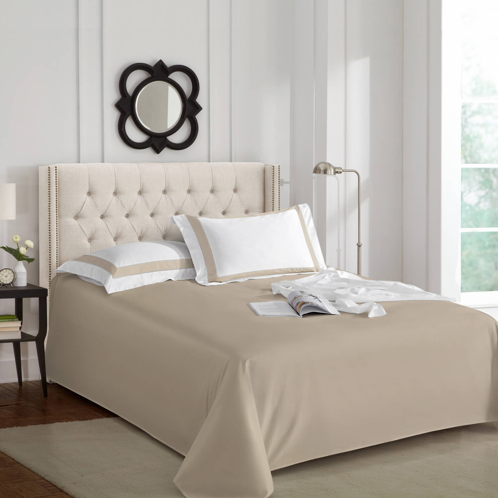 Простыня 270х300 Sharmes зеленая