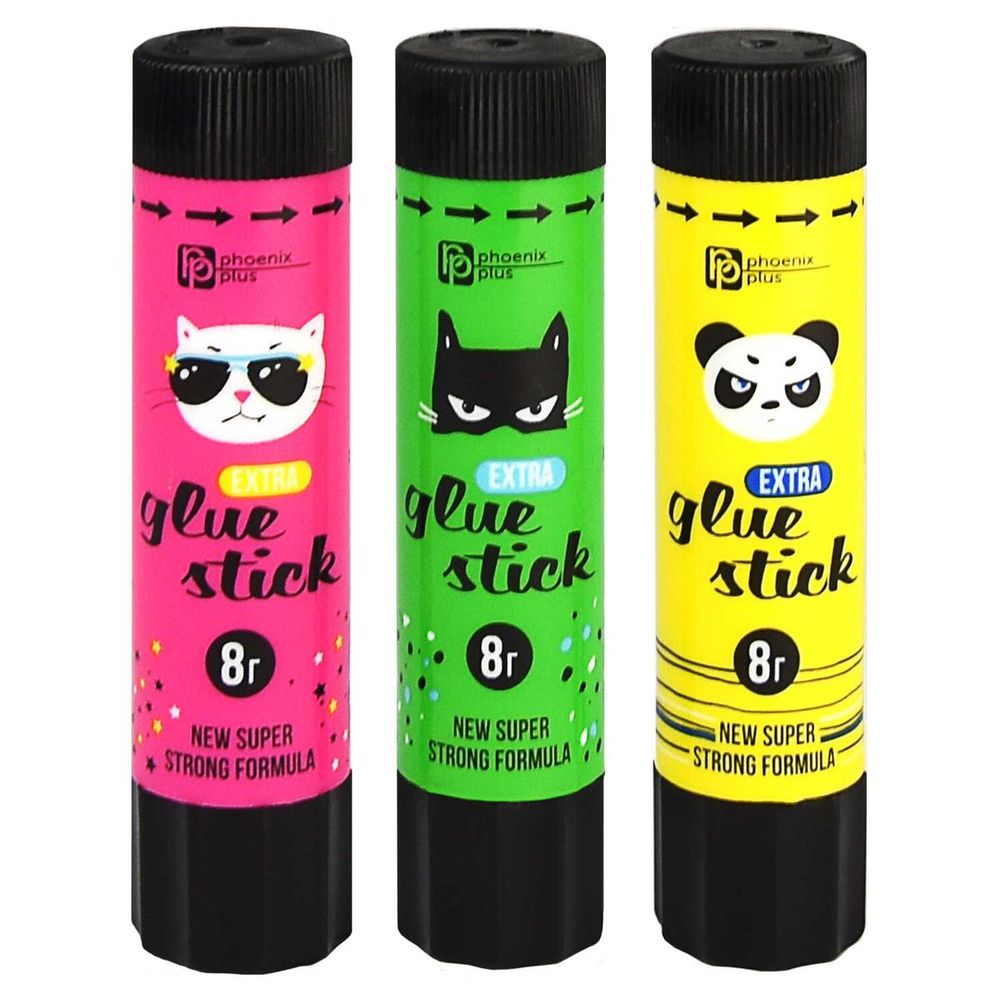 Клей-карандаш 8гр. "Твой месседж" (Феникс+) Клей-карандаш 8гр. "Твой месседж" (Феникс+)