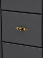 Комод деревянный Сюзанна, серый