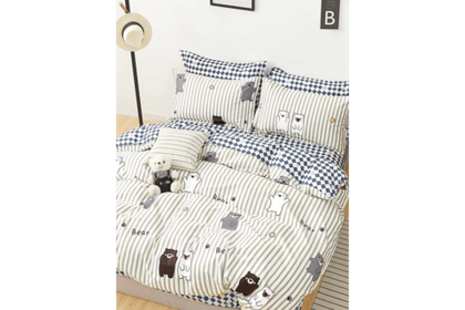 Постельное белье GoodNight Сатин Делюкс 303 с компаньоном дуэт (с нав. 50х70)