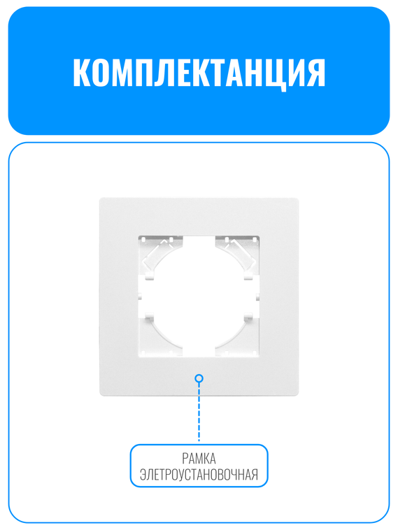 Рамка электроустановочная пластиковая Smart Aura серия ELIT