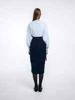 Merino wool skirt