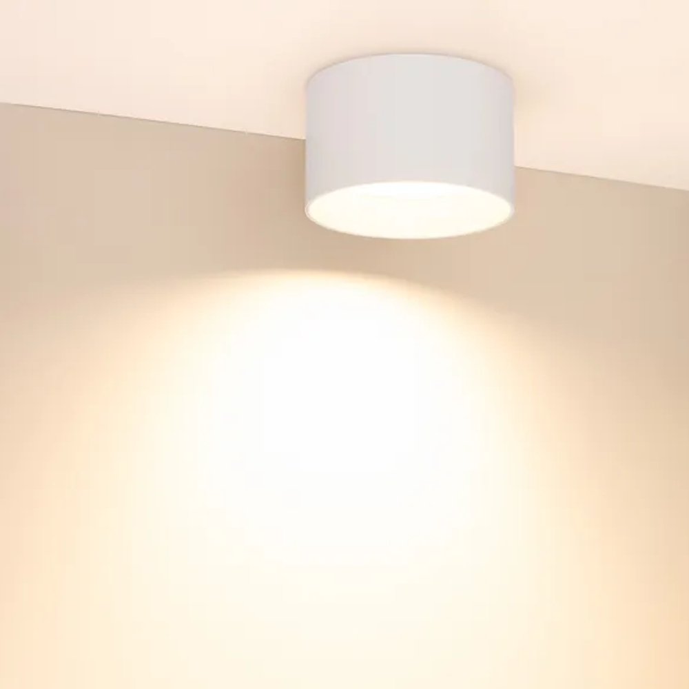 Светильник SP-BISCOTTO-R140-15W Warm3300-MIX (WH, 80 deg, 230V) (Arlight, IP54 Металл, 5 лет) 054917