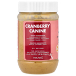 Bark Bistro, Buddy Budder, добавка для бедер и суставов, арахисовая паста для собак, клюква, 480 г (17 унций)