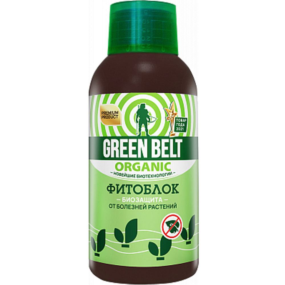 Средство от болезней растений Фитоблок биофунгицид «Green Belt» 250мл