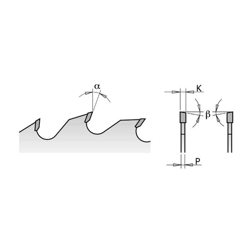 Диск пильный по дереву 250x30x3,2/2,2 ATB Z=60 285.060.10M