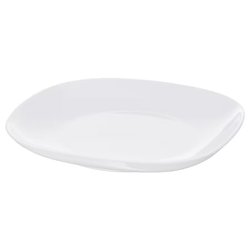 ВЭРДЕРА VАRDERA Тарелка 25x25 см, белая