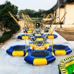 Батут-банджи «Полёт 5», 4-местный, 9×9×6 м